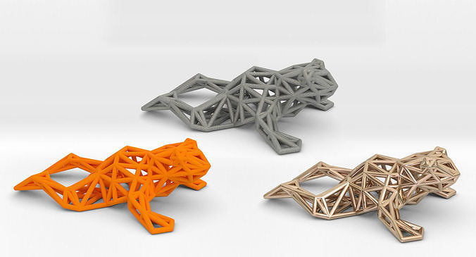 North American Bullfrog 3D print model