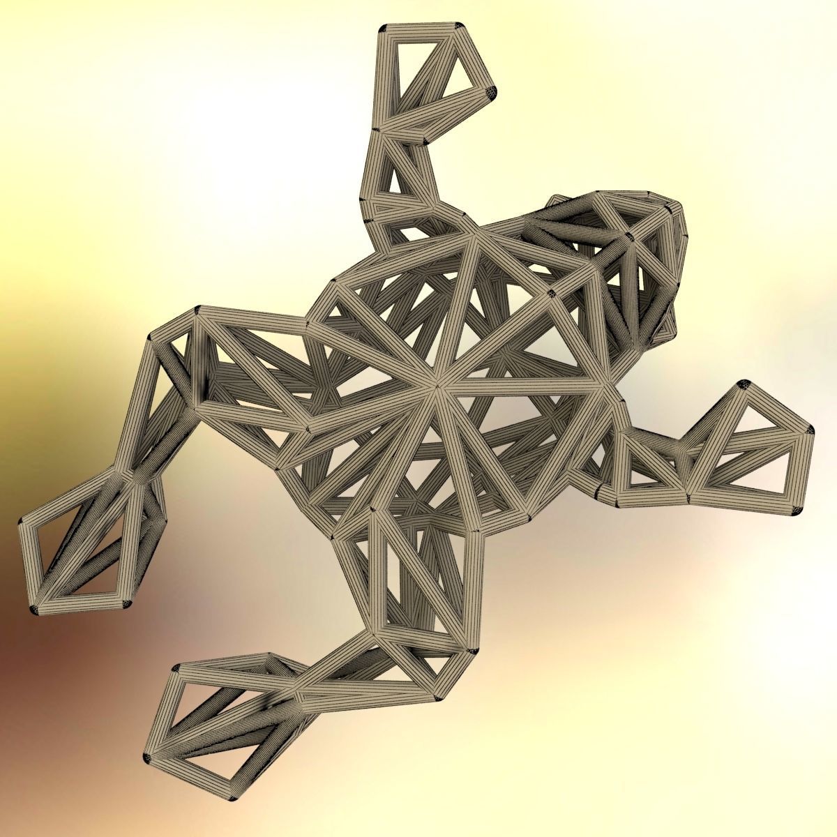 North American Bullfrog 3D print model_21