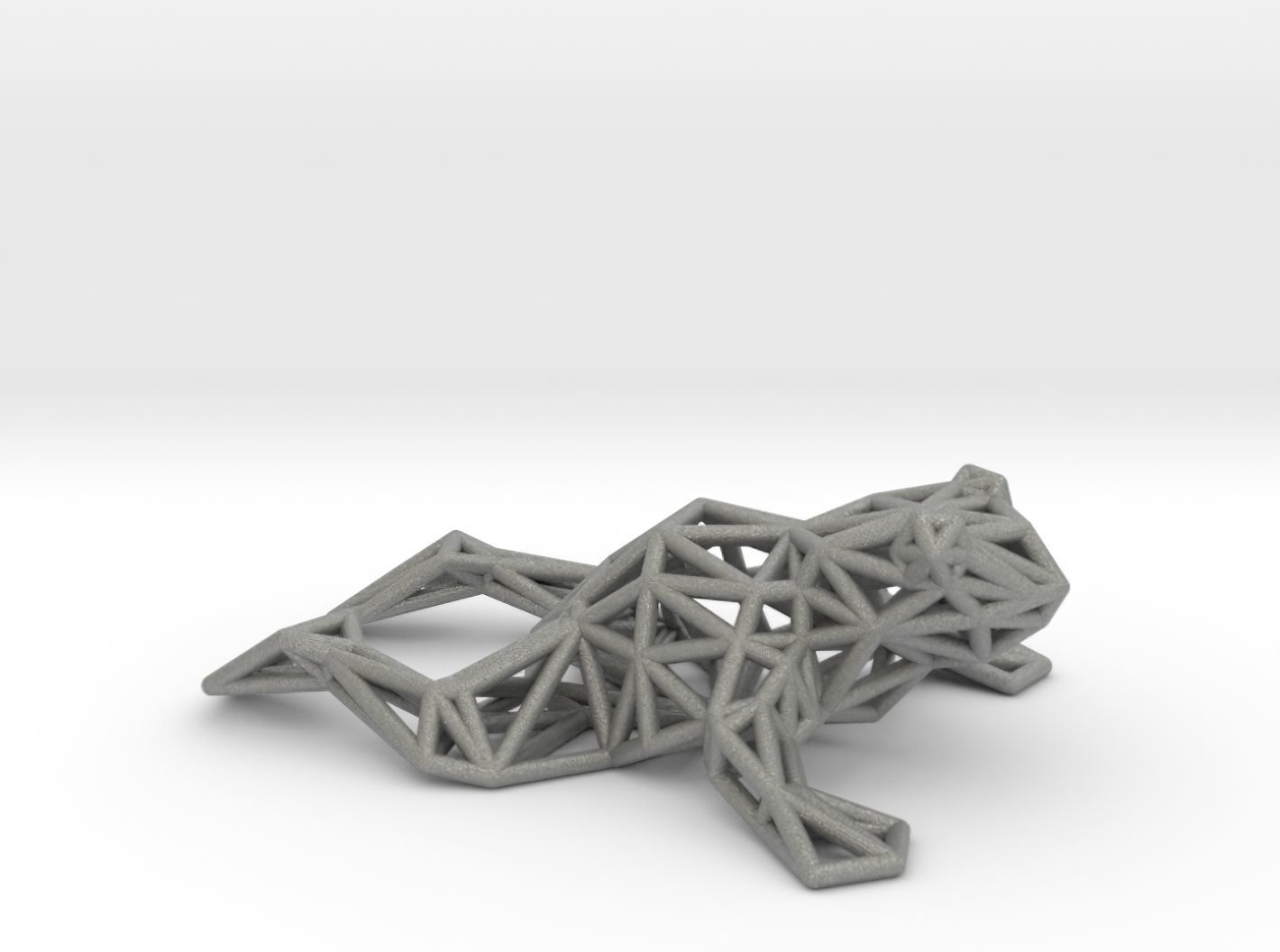 North American Bullfrog 3D print model_40