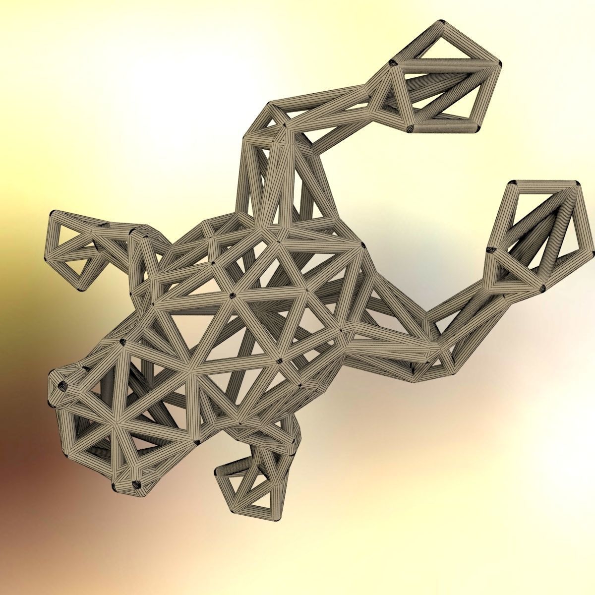 North American Bullfrog 3D print model_20