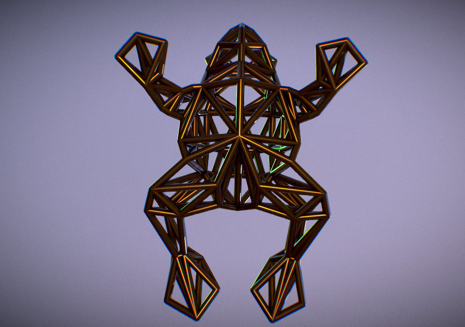 North American Bullfrog 3D print model_6