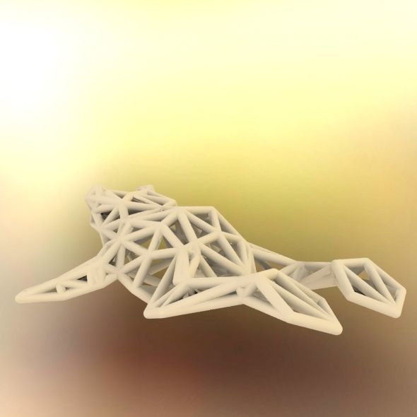 North American Bullfrog 3D print model_61