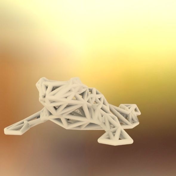 North American Bullfrog 3D print model_68