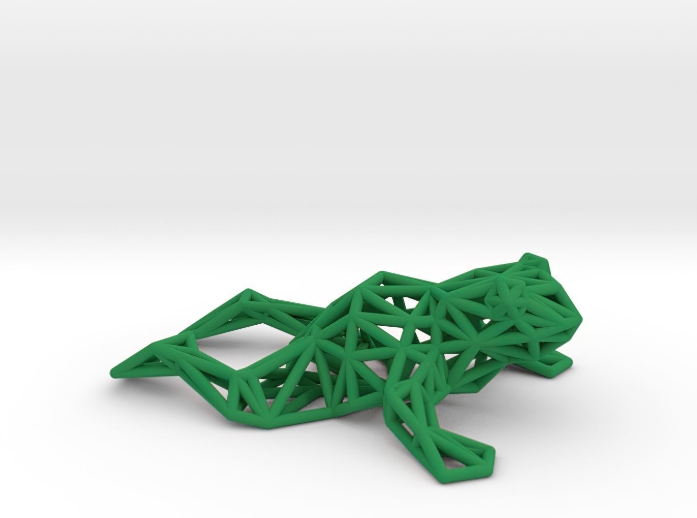 North American Bullfrog 3D print model_32