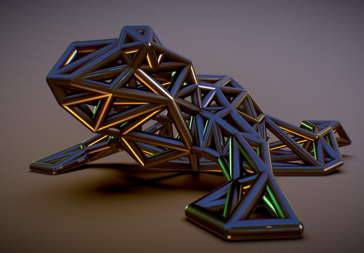 North American Bullfrog 3D print model_45