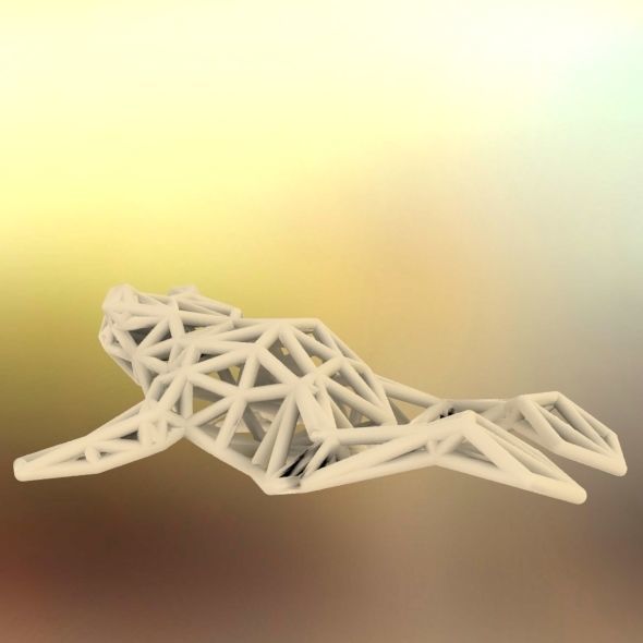 North American Bullfrog 3D print model_62