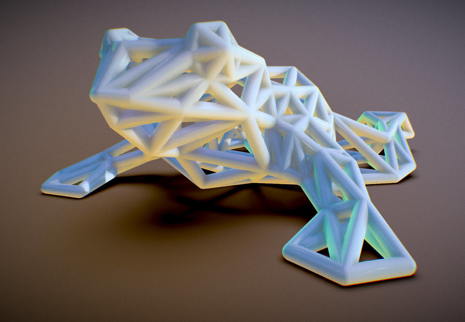 North American Bullfrog 3D print model_8