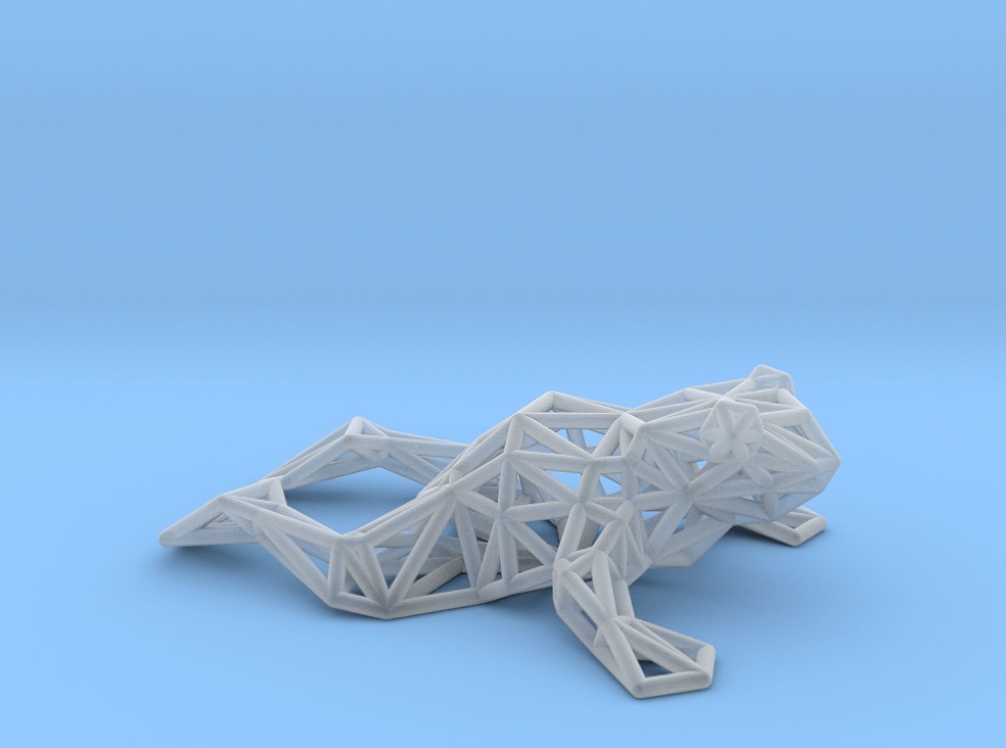 North American Bullfrog 3D print model_34