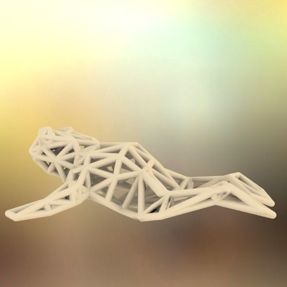 North American Bullfrog 3D print model_63