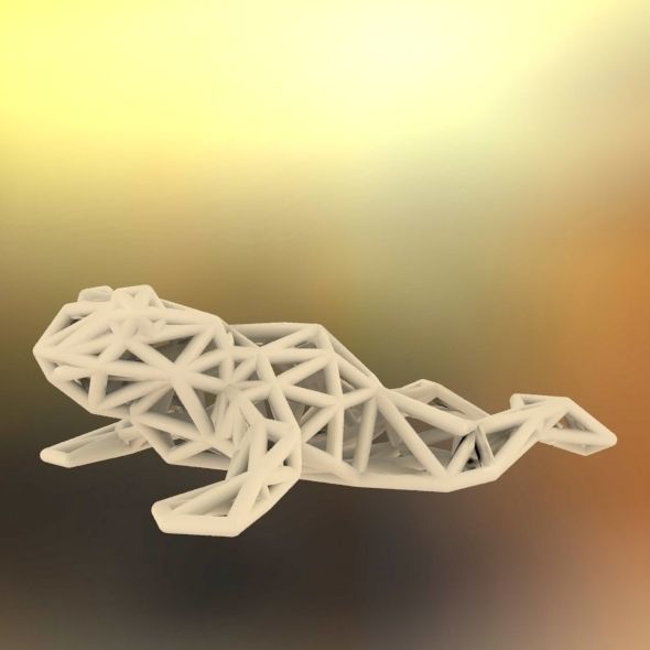 North American Bullfrog 3D print model_66