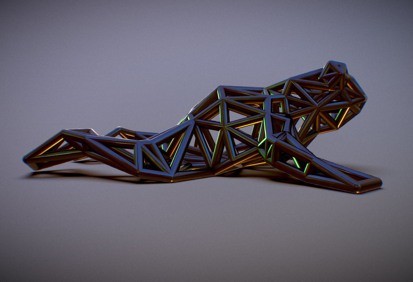 North American Bullfrog 3D print model_4