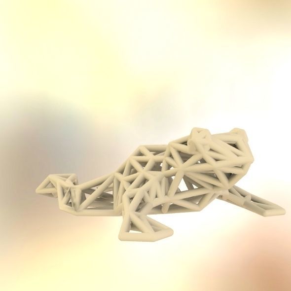 North American Bullfrog 3D print model_49