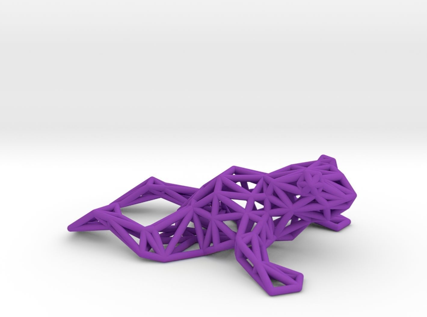 North American Bullfrog 3D print model_27