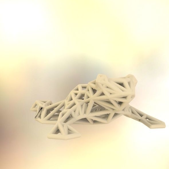 North American Bullfrog 3D print model_48