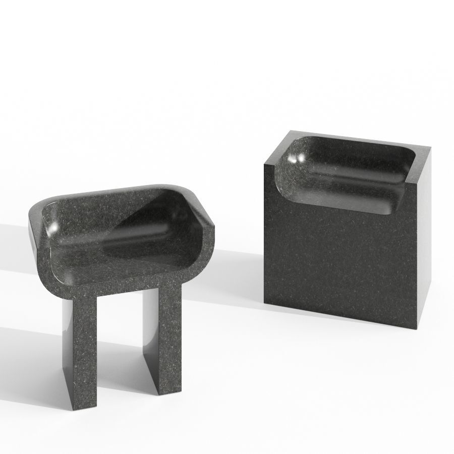 10 MODELS MEMPHIS STYLE FURNITURE 3D model_3