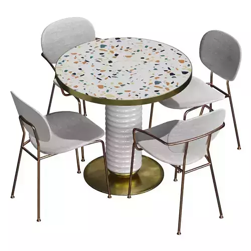 Tondina pop chair and table