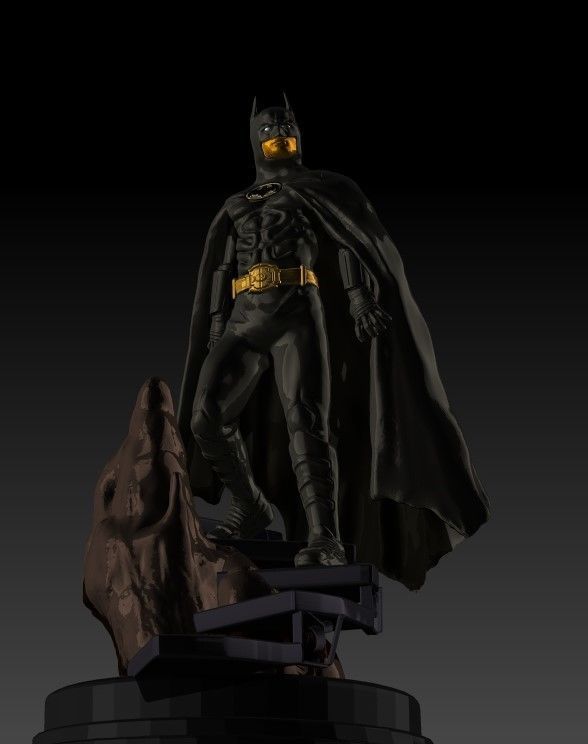 bat 1989 classic 3D print model_2