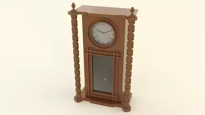 Wooden clock