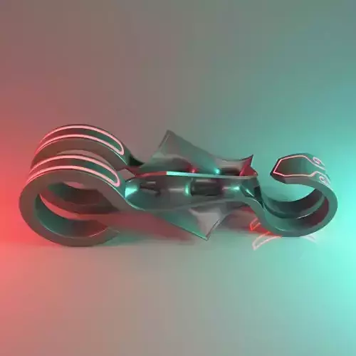 Futuristic Motorcycle