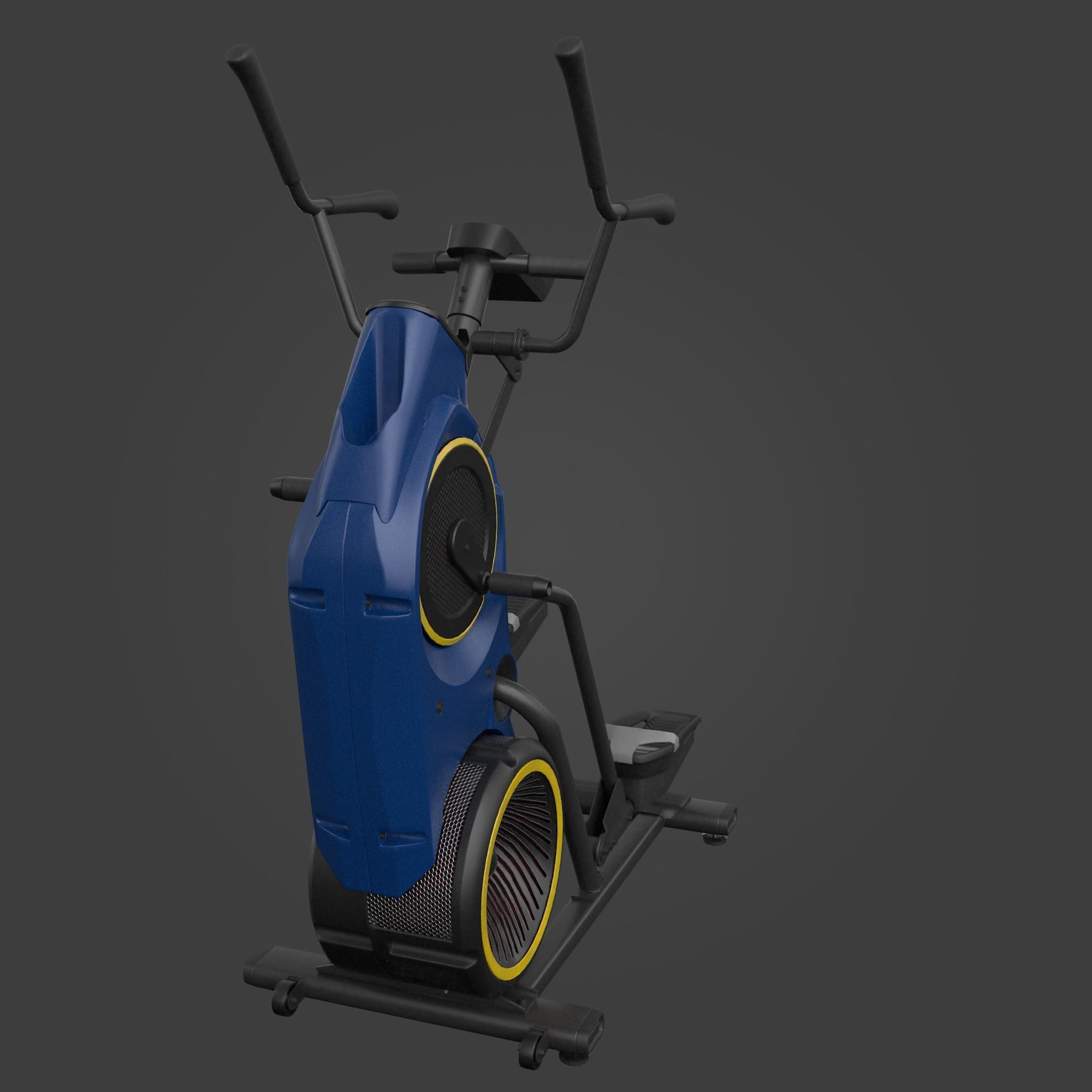 Elliptical trainer-Exercise Equipment-03 Low-poly 3D model_9