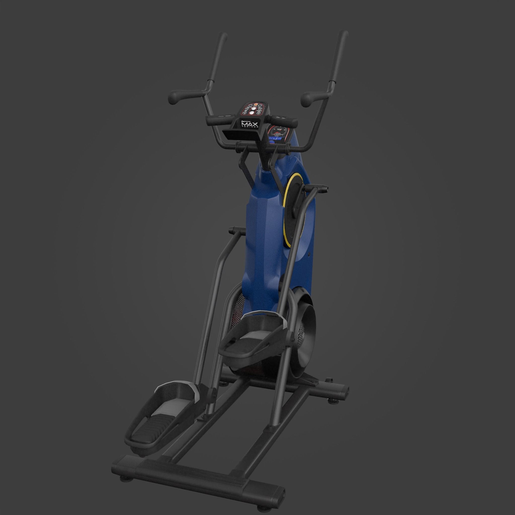 Elliptical trainer-Exercise Equipment-03 Low-poly 3D model_5