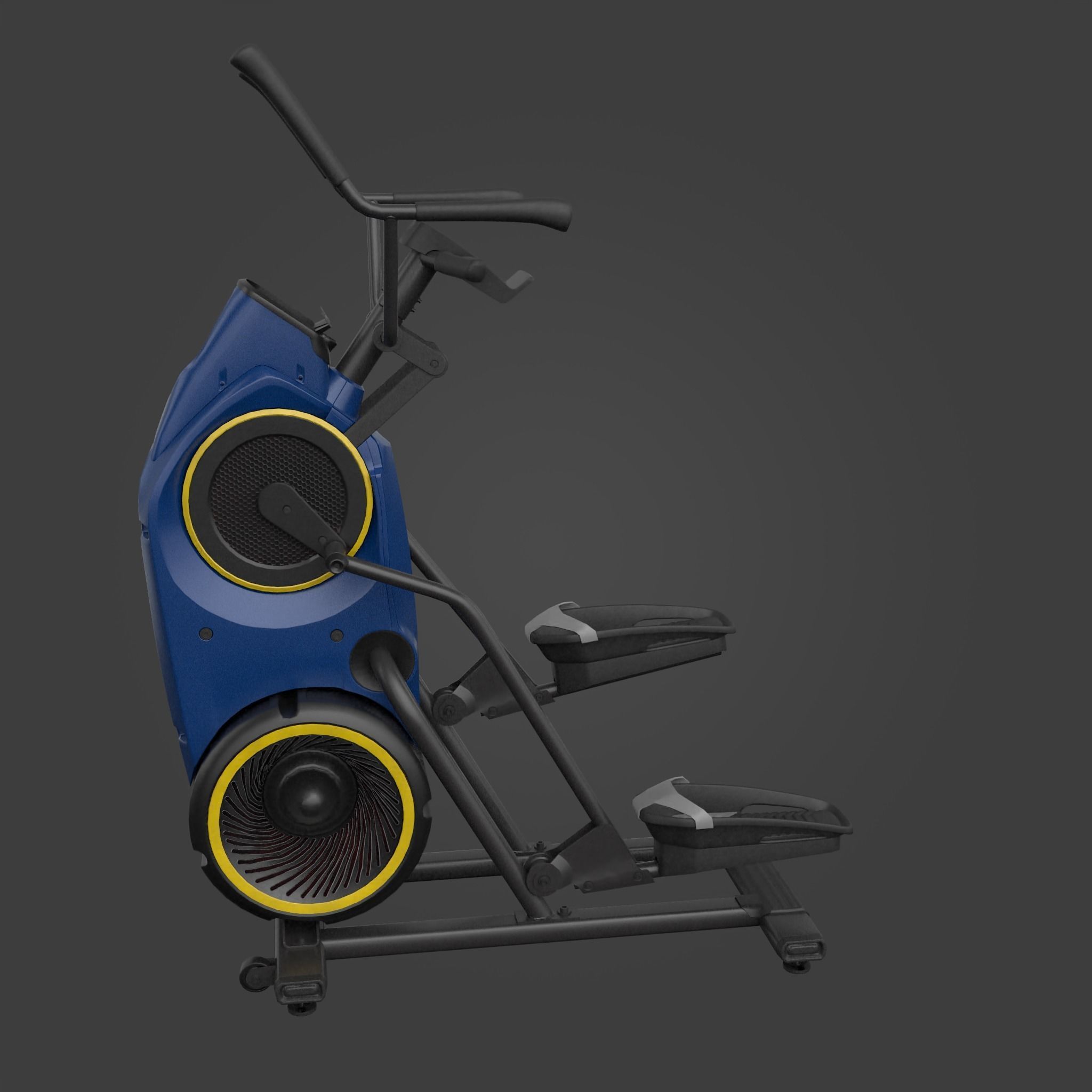 Elliptical trainer-Exercise Equipment-03 Low-poly 3D model_8