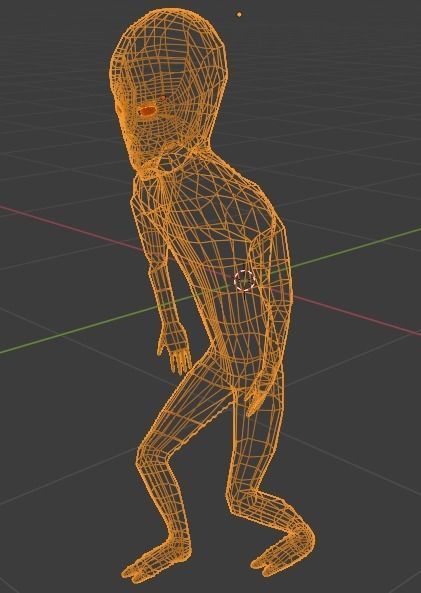 alien animated Free low-poly 3D model_4