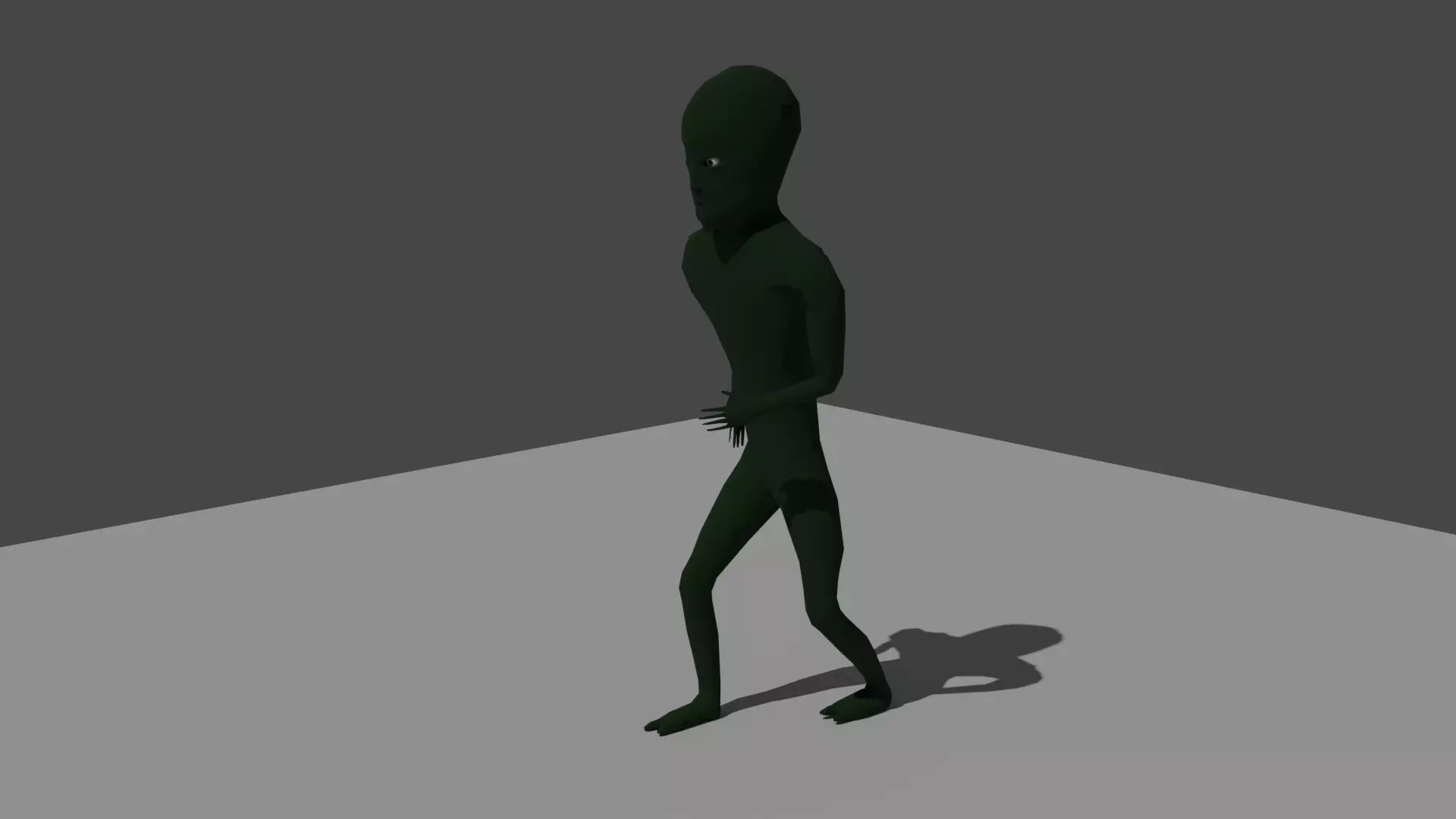 alien animated Free low-poly 3D model_0
