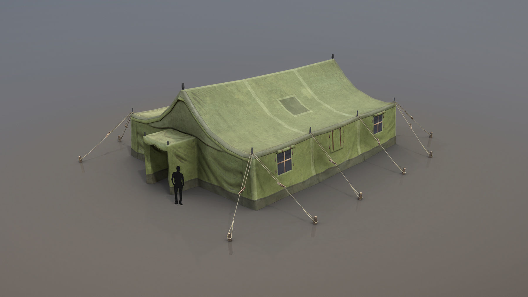 Military Tent 01 Forest