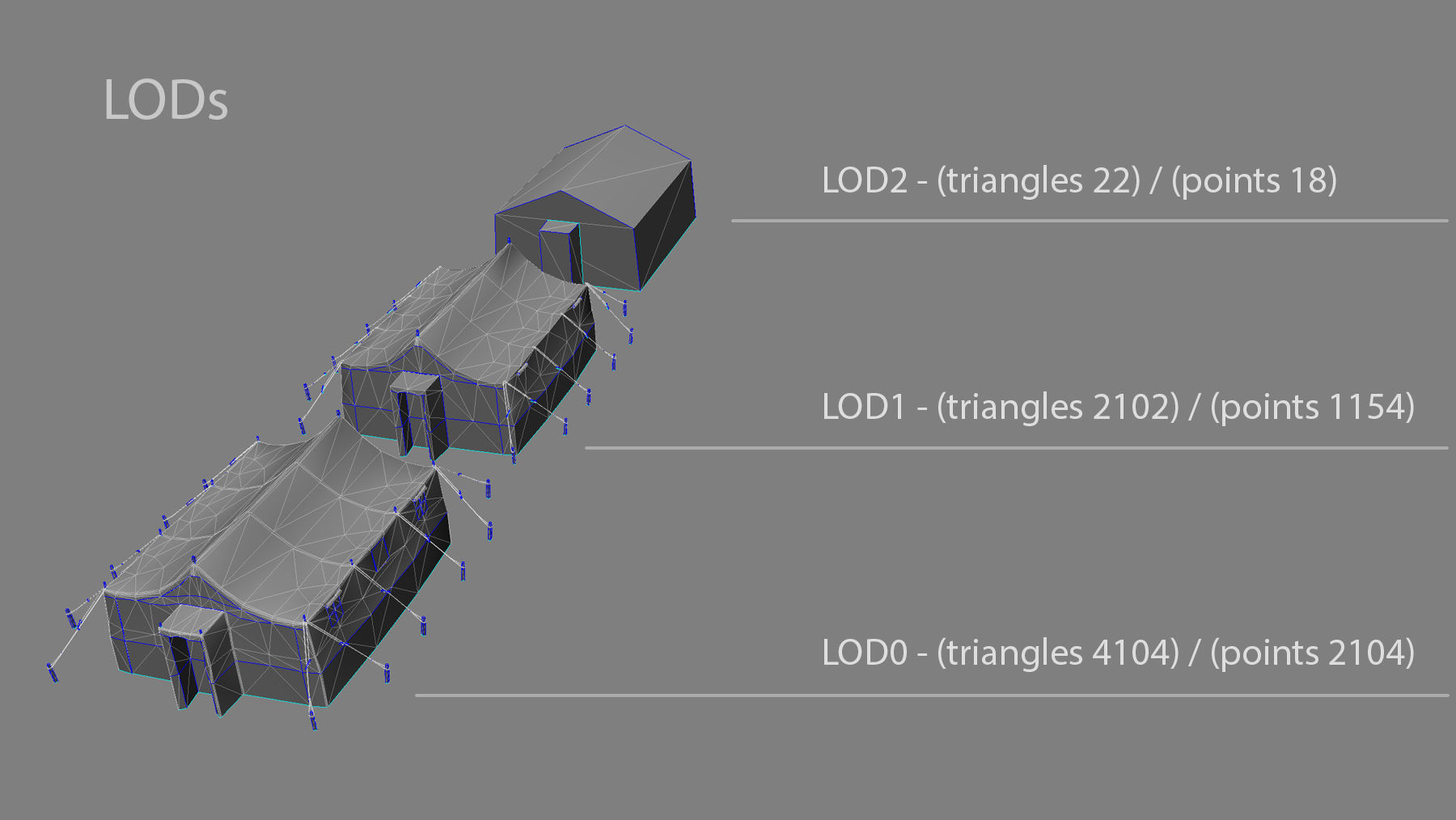 Military Tent 01 Forest Low-poly 3D model_16