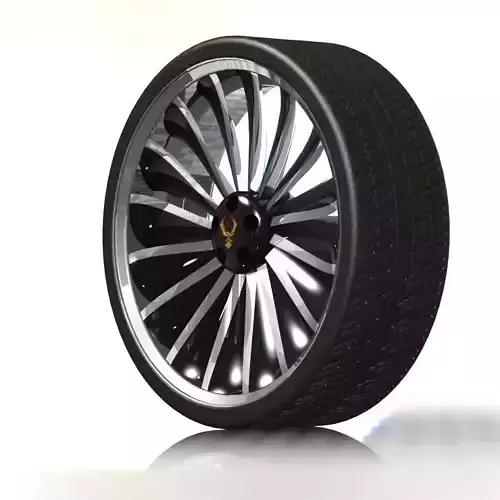 Turbo Fan Rims 3D model
