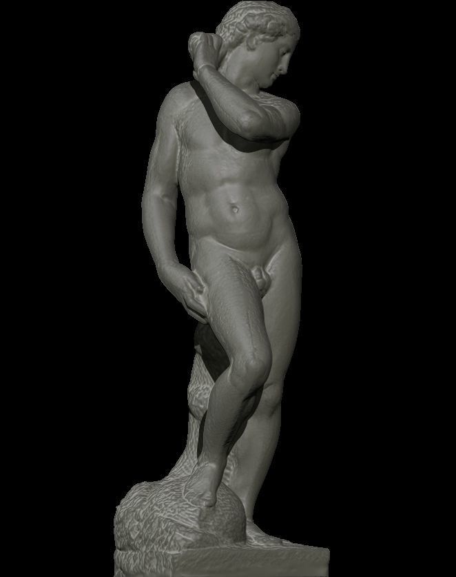 Apollo Michelangelo Buonarroti 3D print model_9