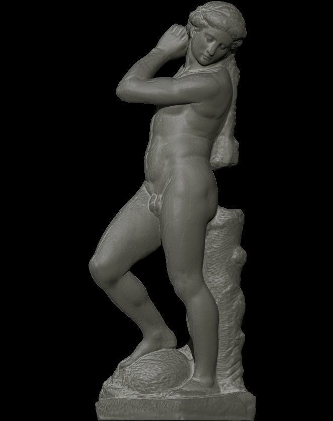 Apollo Michelangelo Buonarroti 3D print model_4