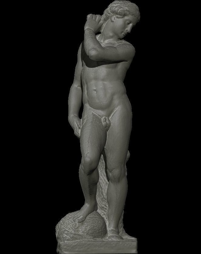 Apollo Michelangelo Buonarroti 3D print model_8