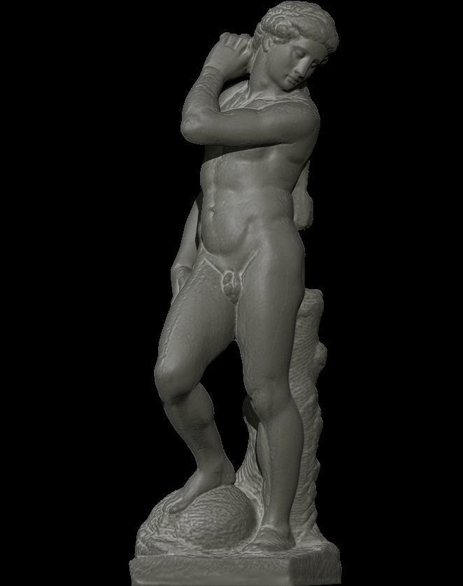 Apollo Michelangelo Buonarroti 3D print model_5