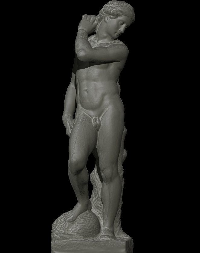 Apollo Michelangelo Buonarroti 3D print model_7