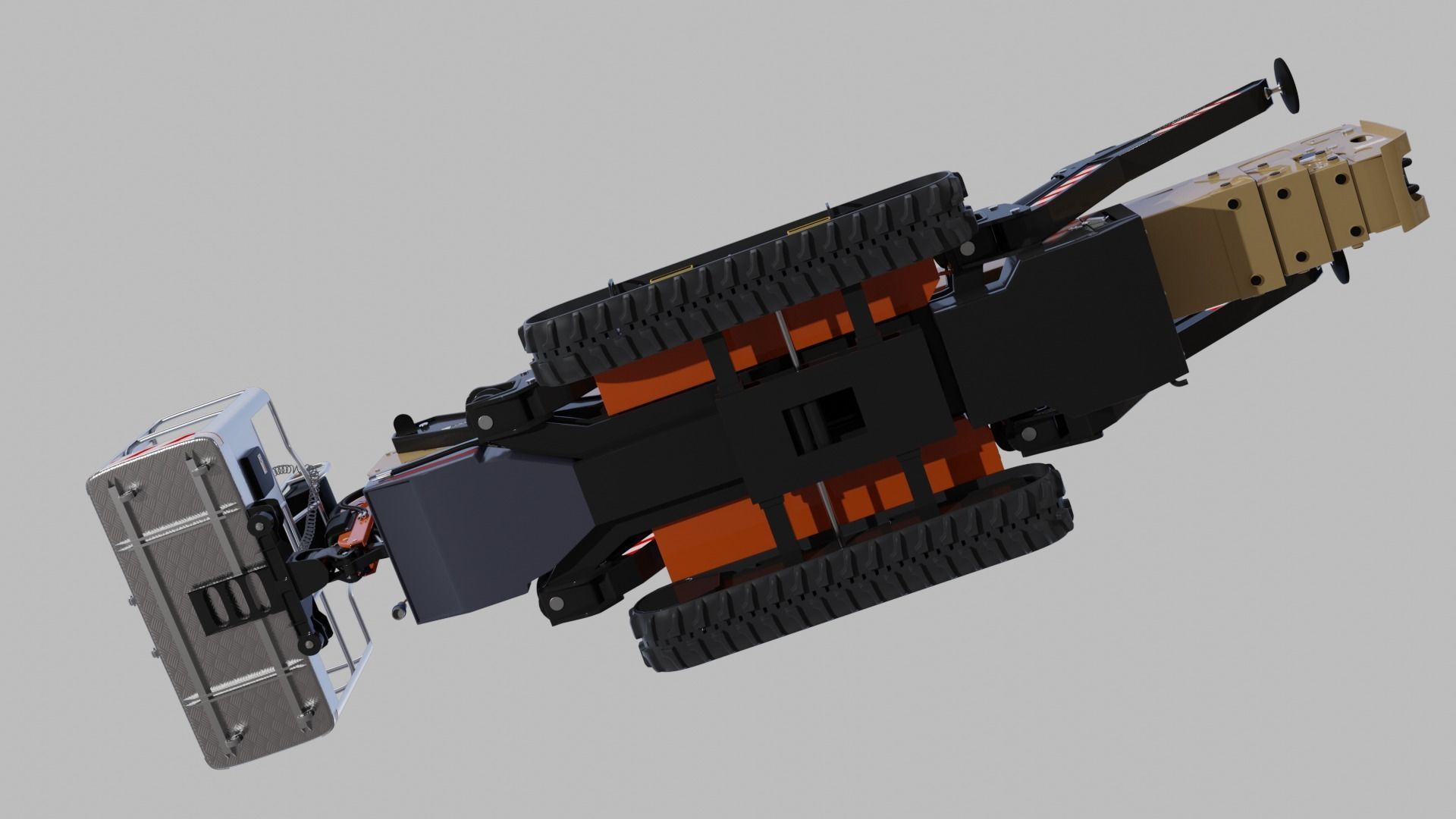 Aerial Work Platform JLG X1000AJ 3D model_5