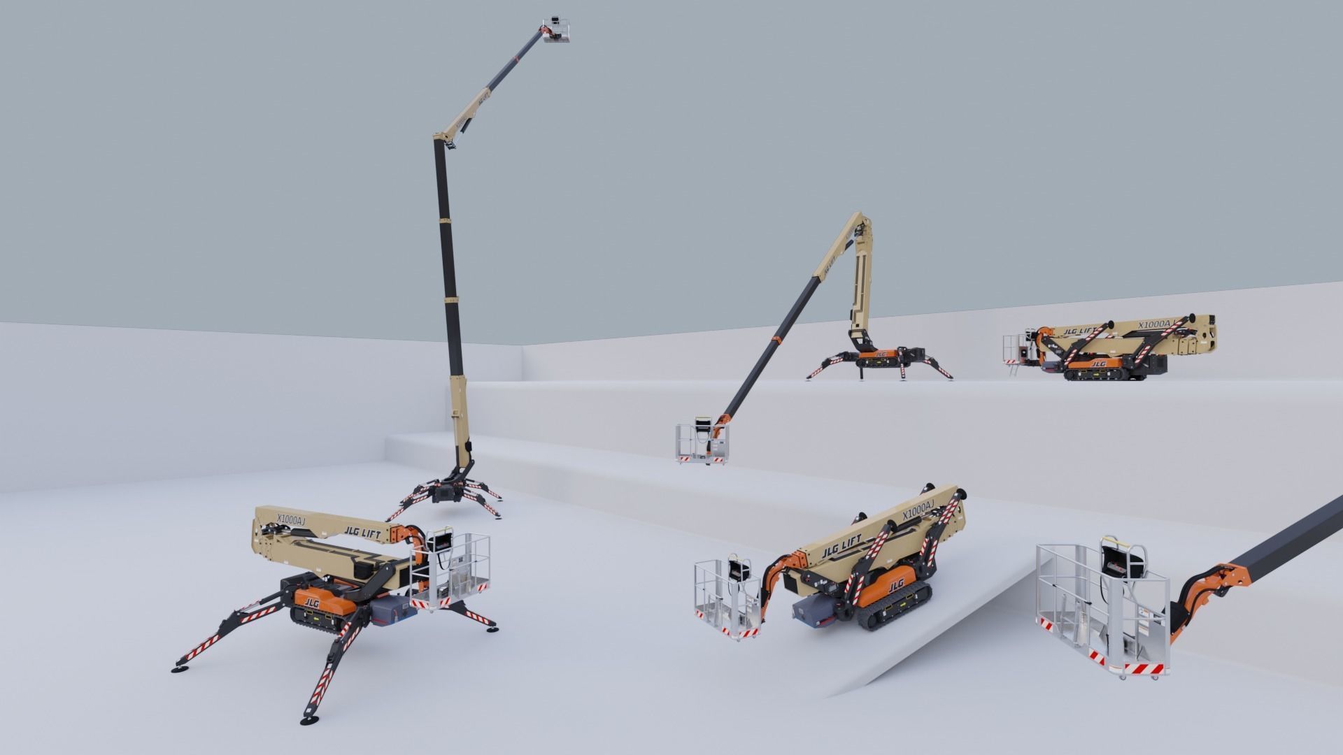 Aerial Work Platform JLG X1000AJ 3D model_6