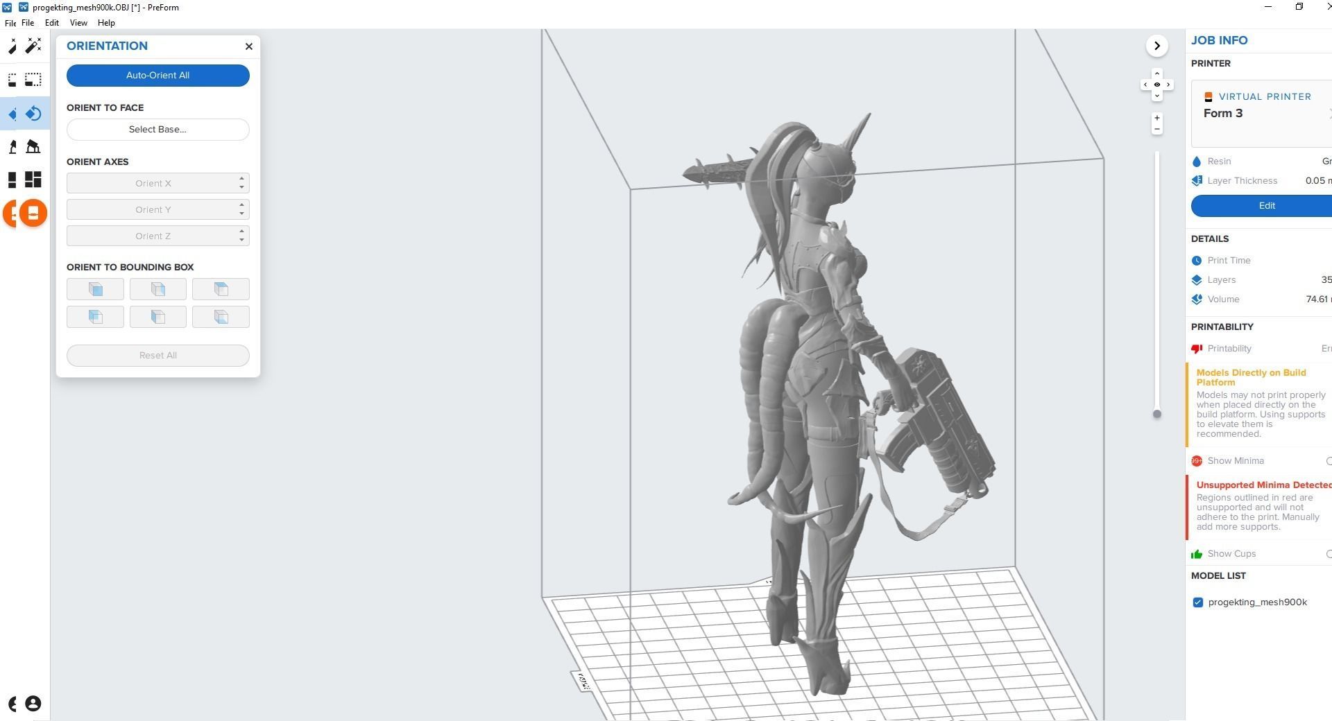 Model female figure 3D print model_2