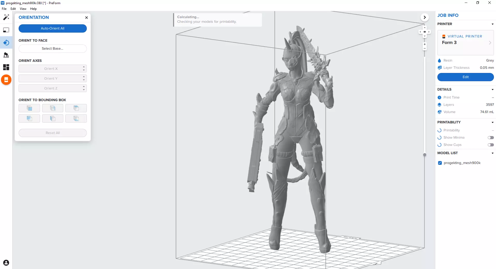 Model female figure 3D print model_0