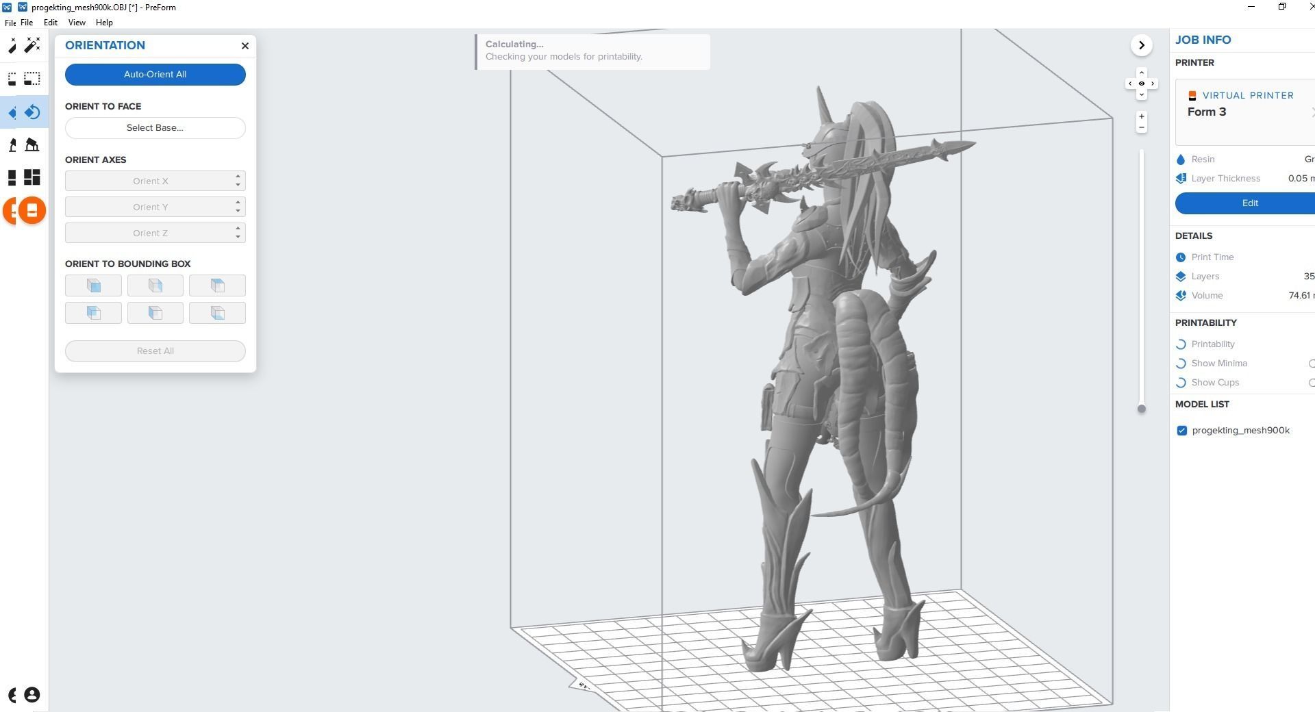 Model female figure 3D print model_1