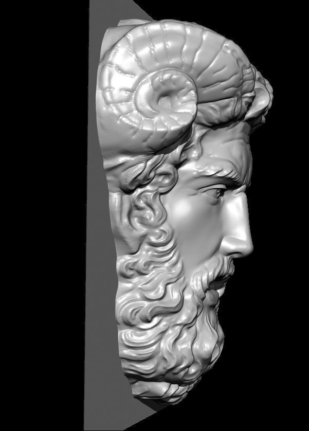 maschera romana 3D print model_4