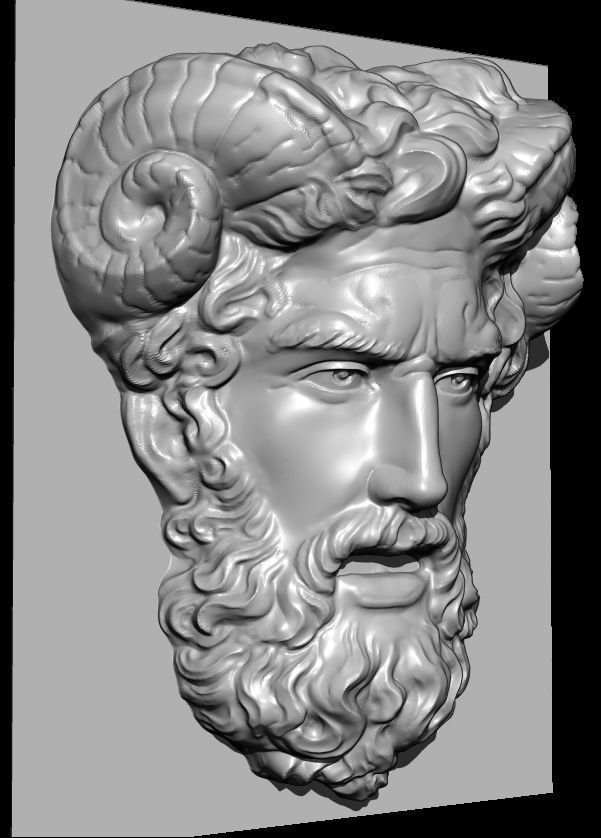 maschera romana 3D print model_2