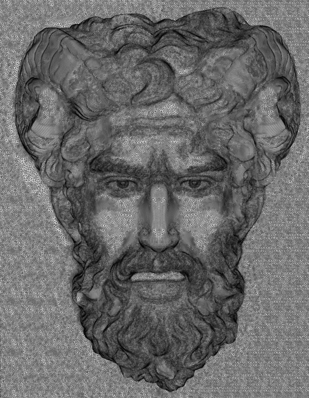 maschera romana 3D print model_10