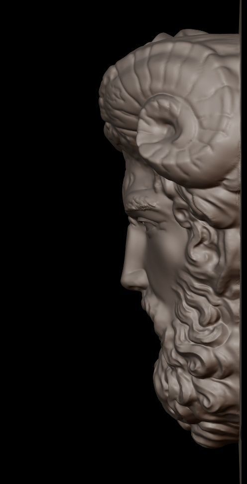 maschera romana 3D print model_12