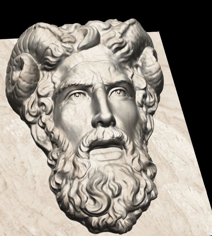 maschera romana 3D print model_15