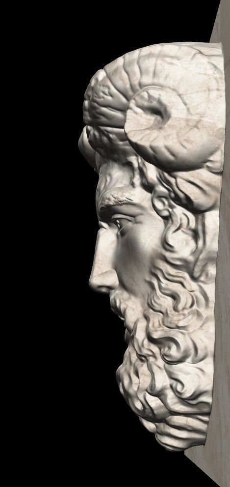 maschera romana 3D print model_16