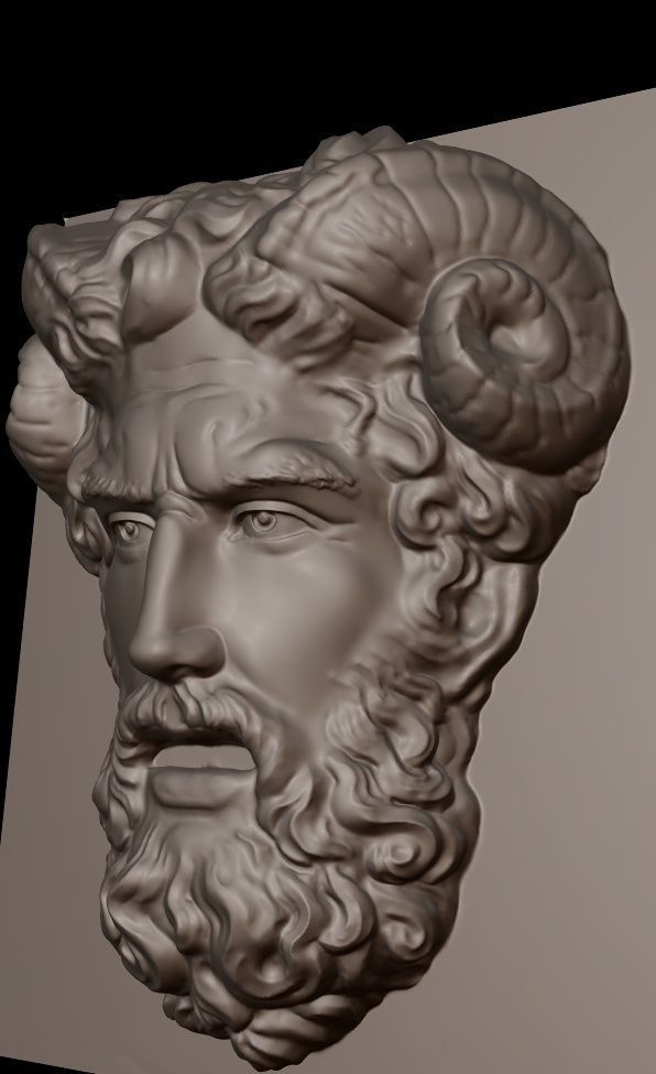 maschera romana 3D print model_1