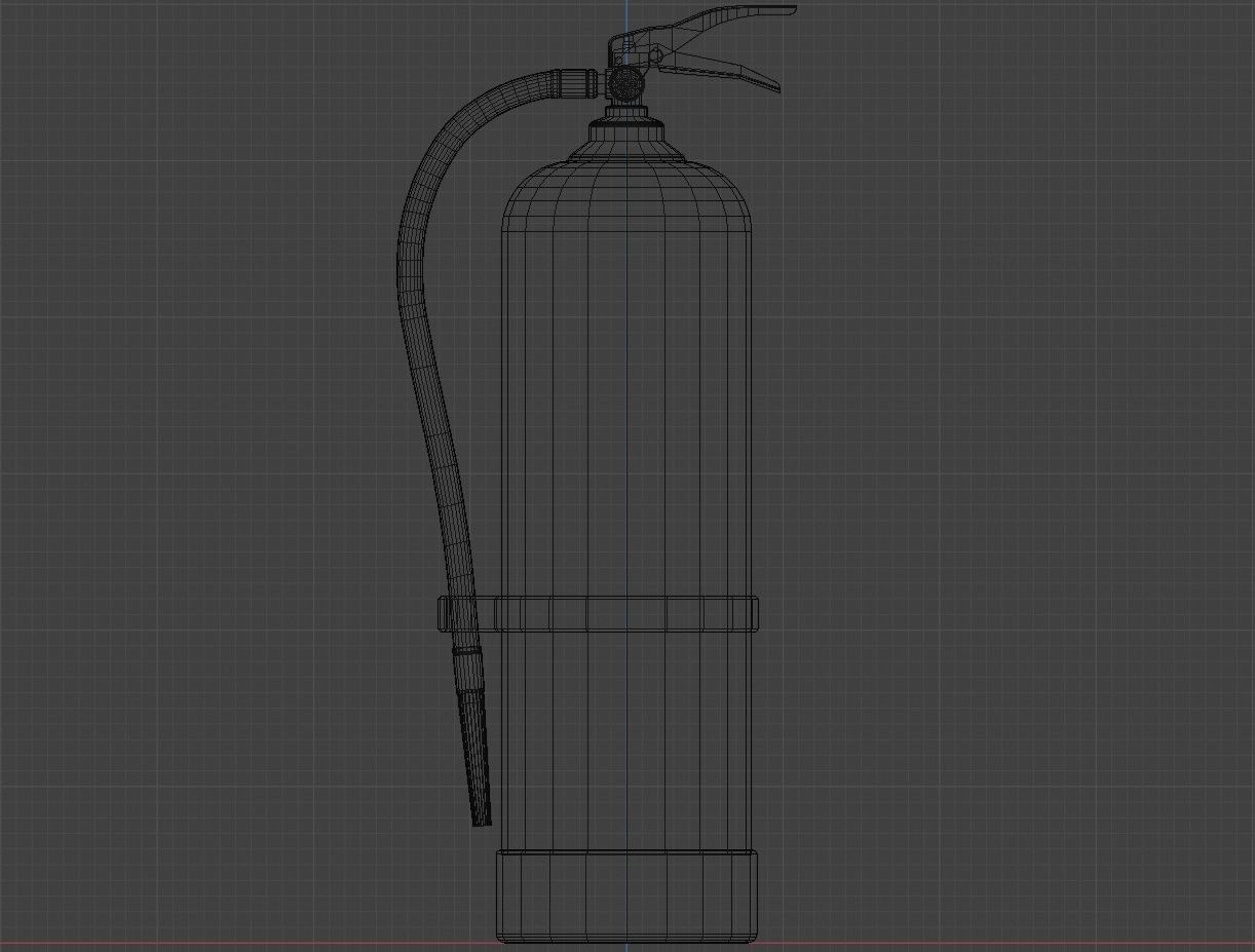 Fire Extinguisher Low-Poly Game Ready 3D Model Low-poly 3D model_26