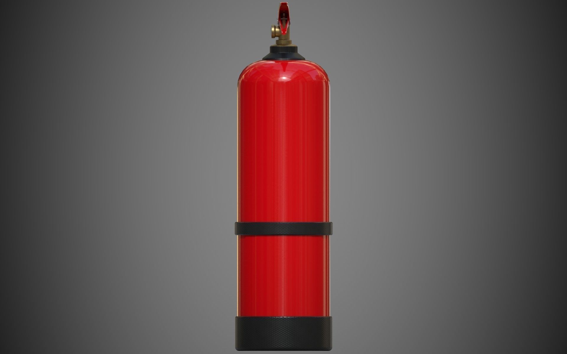 Fire Extinguisher Low-Poly Game Ready 3D Model Low-poly 3D model_3